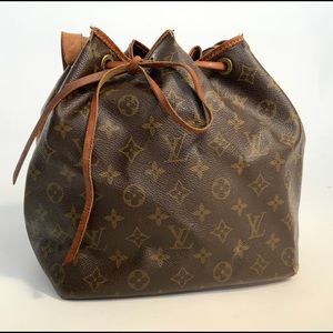 Vintage Original Louis Vuitton Monogram Canvas Bucket Bag, 1970s - 1980s
